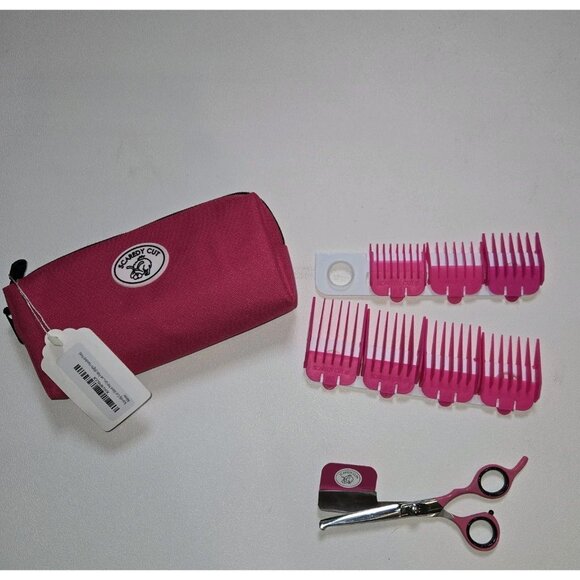 Scaredy Cut Gentle Pet Grooming Kit for Dogs Cats Pets Pink With Scissors Bag NT - Picture 1 of 10